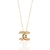 Colar Pingente Chanel com Zircônia folheado a Ouro 18k