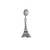Berloque Torre Eiffel em Prata Inox