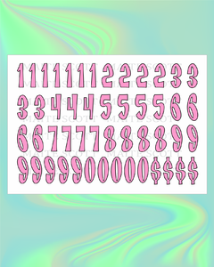 Numbers Bratz XL Pastel