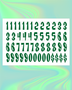 Numbers Bratz XL Basics - Maite Scott Decals