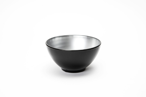 Bowl Flashy Breakfast Black 500 cc