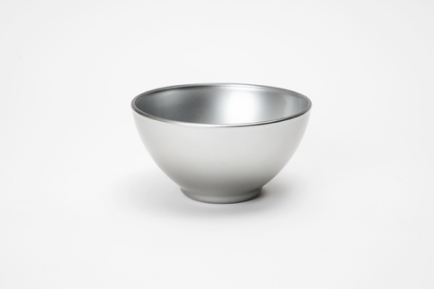 Bowl Flashy Breakfast Silver 500 cc