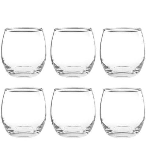 Vaso Bajo Mikonos 343 cc PACK x 6