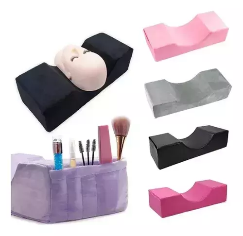 Almohada Para Extension De Pestanas Apoya Cabeza Y Cuello. 50x20x13cm