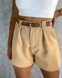 Short alfaiataria com cinto - comprar online