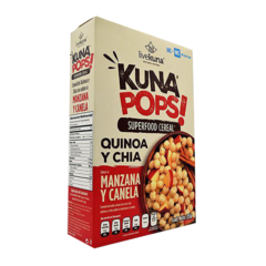 CEREAL DE QUINOA SAB MANZANA CANELA 225 G KUNA POPS