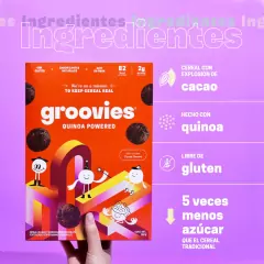 CHOCOLATE FLAVORED CEREAL MADE WITH CORN AND QUINOA - GROOVIES - buy online