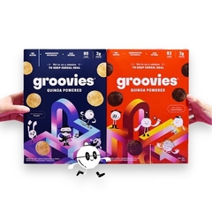 CHOCOLATE FLAVORED CEREAL MADE WITH CORN AND QUINOA - GROOVIES - online store