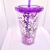 Vaso glitter La vida sin michis