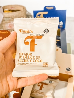 alfajor de dulce de leche y coco - frank's - comprar online