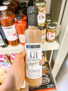 salsa de ajo ahumado