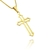 Pingente Crucifixo Vazado - Banhado a Ouro 24K - comprar online