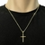 Pingente Crucifixo Agulha - Banhado a Ouro 24k - comprar online