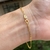 Pulseira 3 por 1 - 2mm - Banhado a Ouro 24k na internet