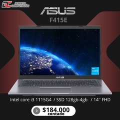 Notebook Asus F415E i3-115G4 128GB SSD 4GB 14″