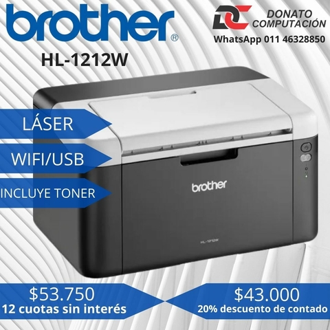 DELTA GAMING  Impresora Brother Laser Hl-1212W Wifi