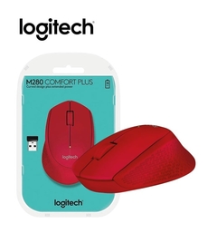 Mouse LOGITECH M280 wireless usb Rojo - comprar online