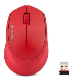 Mouse LOGITECH M280 wireless usb Rojo