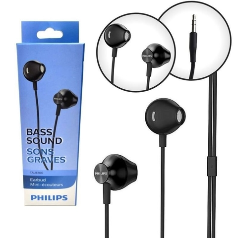 Auriculares Philips In Ear Taue101bk/00