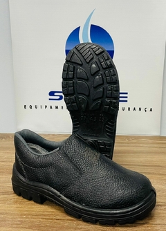 SAPATO ELÁSTICO PRETO BICO PVC CA16571 MARCA IMBISEG