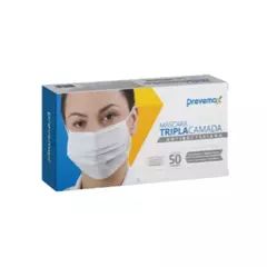 KIT 2 CX- MASCARA TRIPLA TNT COM 50 UN GR40 MARCA PREVEMAX - comprar online