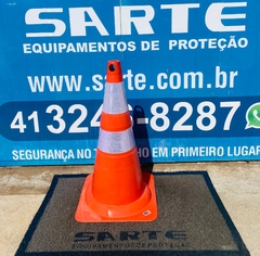 CONE PVC SINALIZAÇÃO REFLETIVO 75CM PLASTCOR - comprar online