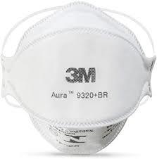 RESPIRADOR 9320 BRANCO PFF2 AURA 3M