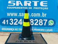 CONE PVC SINALIZAÇÃO REFLETIVO 75CM PLASTCOR