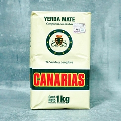 Yerba Canarias Te Verde y Jengibre 1 kg