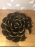 Flor Resina negro/oro - comprar online