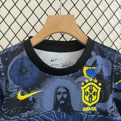 Camiseta Cristo azul