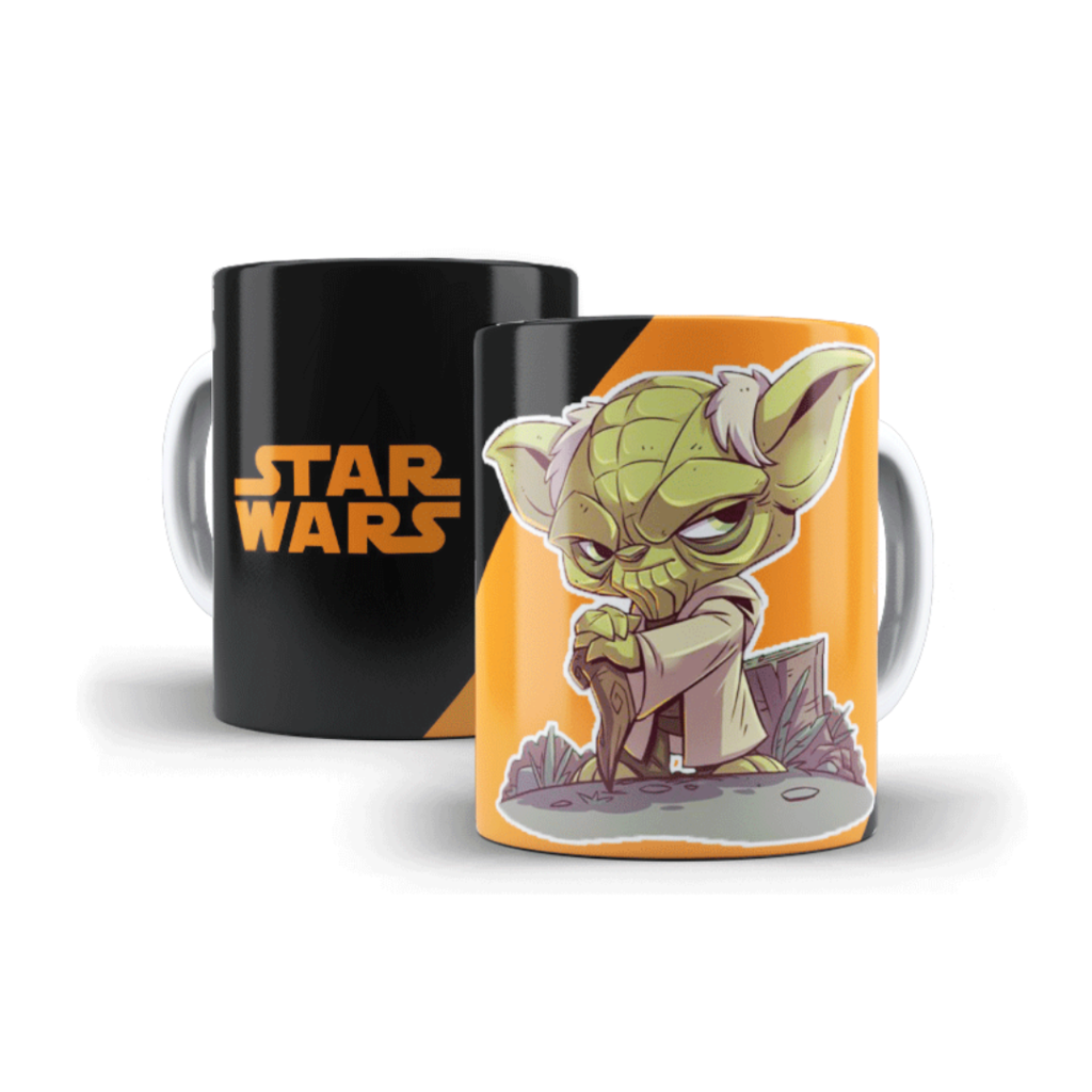 Caneca Personalizada Yoda Star Wars - Faça ou Não Faça