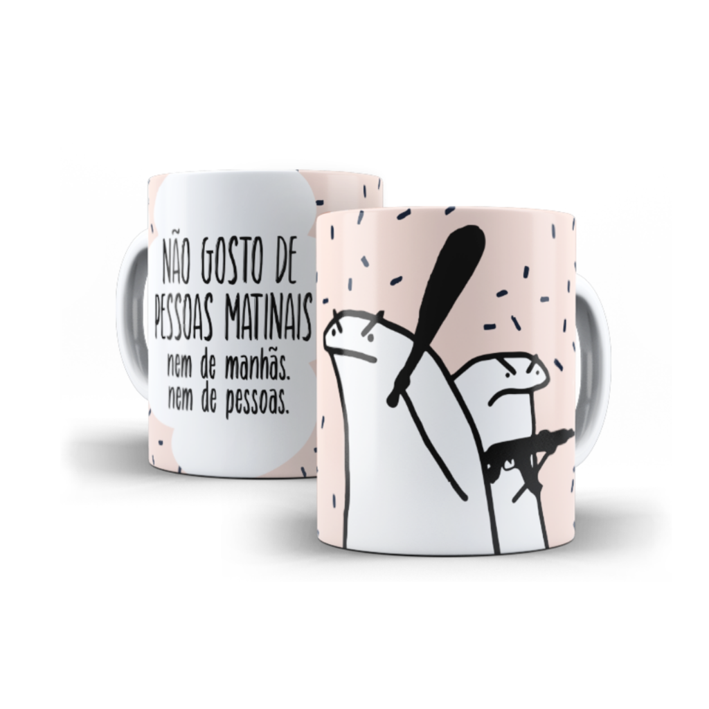 Caneca Não tem café ?! - Flork meme