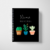 Caderno Cactus Preto Profissão / Curso - comprar online