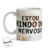 Caneca Rindo de Nervoso