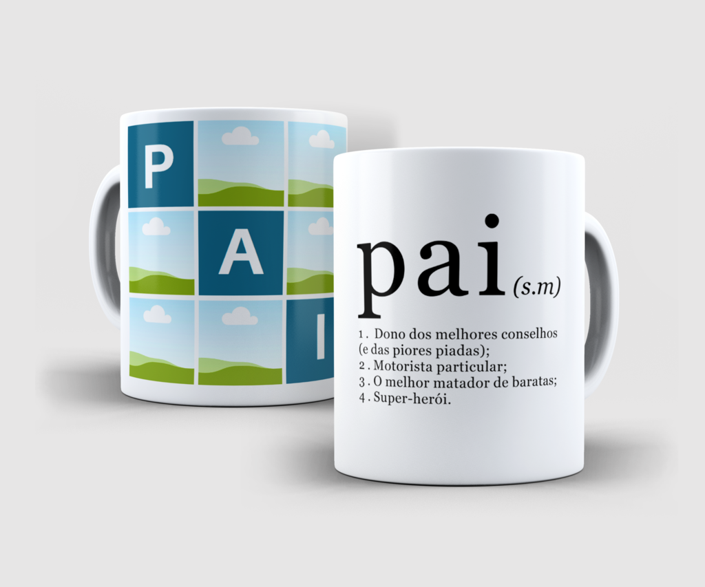 Caneca Pai Significado  Elo7 Produtos Especiais