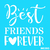N0393 BEST FRIENDS FOREVER 15 X 15