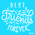 N0798 BEST FRIENDS FOREVER 20 X 20