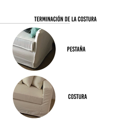 FUNDA A MEDIDA PARA TU SOFA - OFFWHITE - comprar online