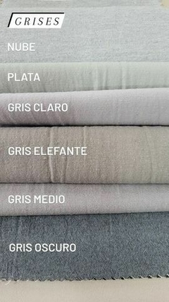 Funda para respaldo una plaza gris de stock - bertasdeco