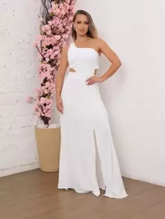 Vestido longo julia branco - comprar online