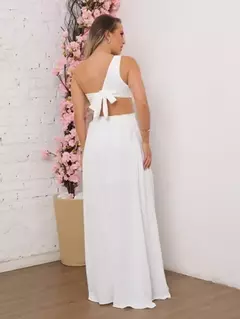 Vestido longo julia branco na internet