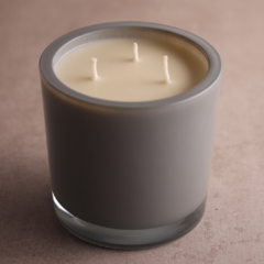 MEDIUM GRAY - INITIAL CANDLE