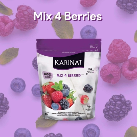 Mix 3 berries (arándanos, mora y frutilla) 300 gr