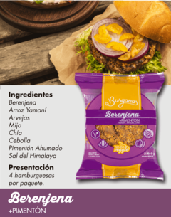 Hamburguesas veganas x 4u Burganas - comprar online