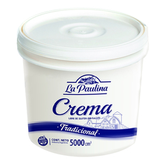 Crema de Leche x 5 kg 36% La Paulina