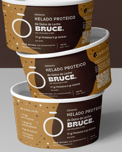 Helado PROTEICO BRUCE - Dulce de Leche