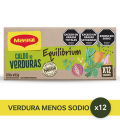 Caldo MAGGI® Sabor Verdura - 12 unidades x 9,5gr