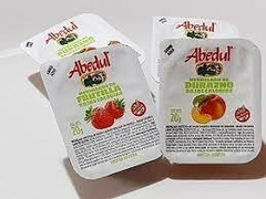 Mini Mermelada Bajas Calorias en porciones individuales Frutilla Abedul 17 gr. x 108 unid.