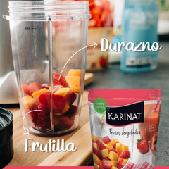 Mix durazno y frutilla 300g Karinat - comprar online